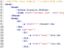 Exemple de code HTML avec coloration syntaxique