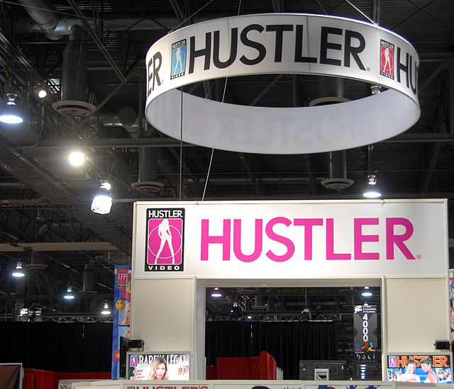 Hustler Booth at the AVN Adult Entertainment Expo at the Sands Convention Center, Las Vegas, Nevada on January 7, 2010.