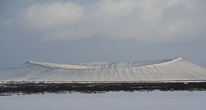 Hverfjall in winter