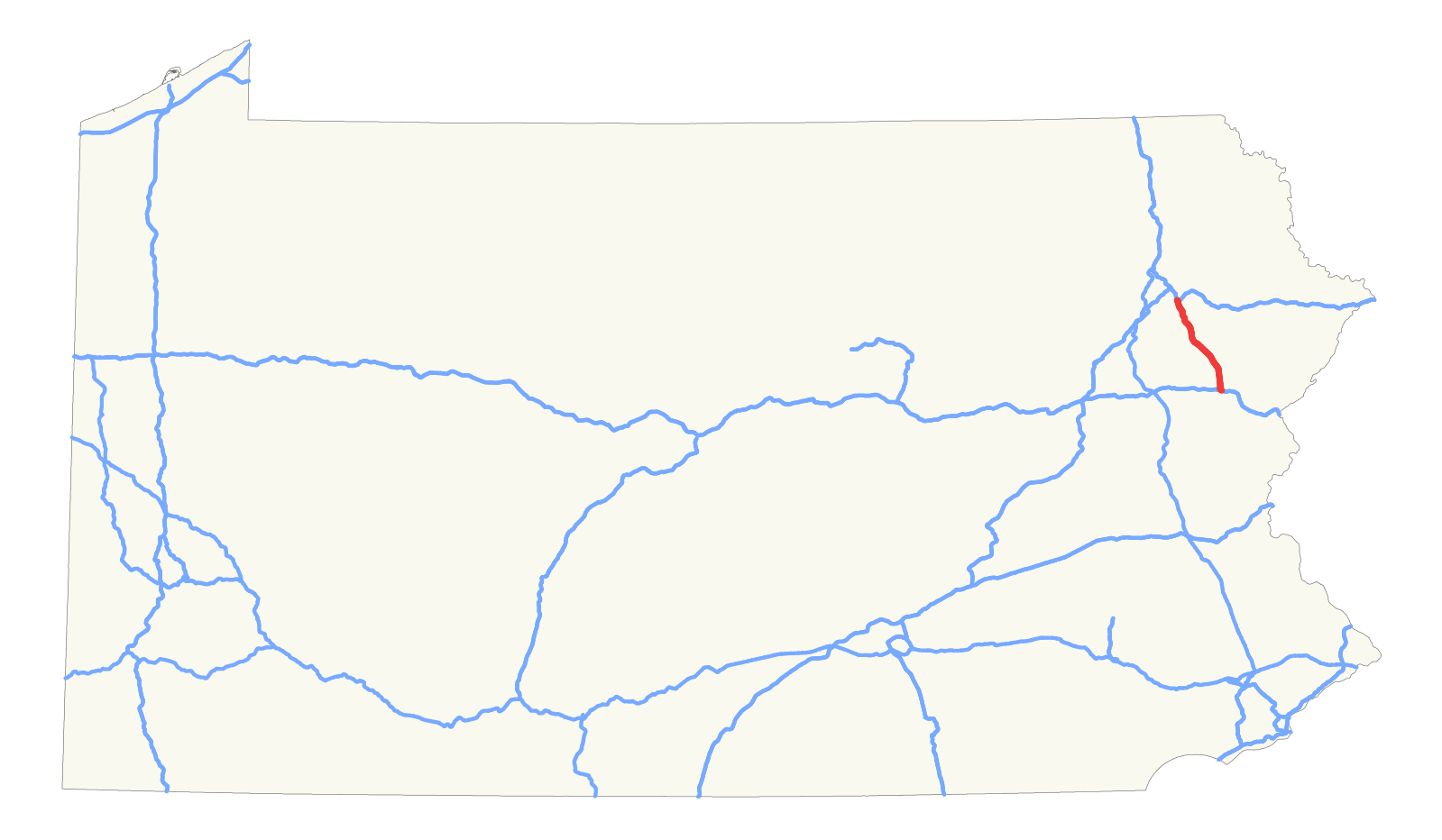 Свободный маршрут. Пенсильванская магистраль. Пенсильванская магистраль в США. Interstate 95 Map. Пенсильвания рисунок на карте.