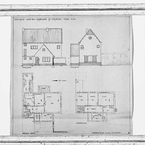 File:INT. ONTWERPTEKENING, BUREAU SWINKELS (1937) - Simpelveld - 20308014 - RCE.jpg