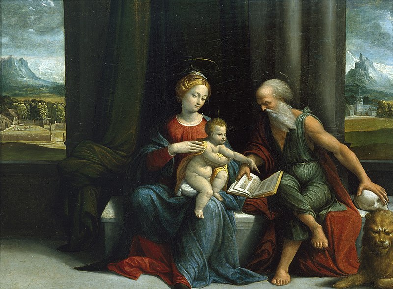 File:Il Garofalo - Madonna and Child and St. Jerome.jpg