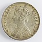 Índia 1 Rúpia 1884 Victoria (anverso)