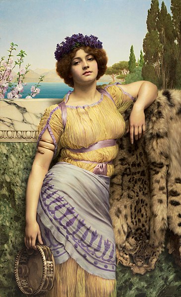 File:Ionian dancing girl (1902), by John William Godward.jpg