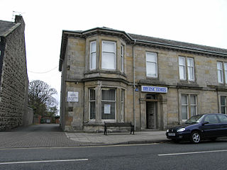 <span class="mw-page-title-main">Irvine Bank Street railway station</span> Former railway station in Scotland