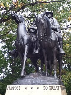 <i>Stonewall Jackson and Robert E. Lee Monument</i> Double equestrian statue formerly installed in Baltimore, Maryland, U.S.