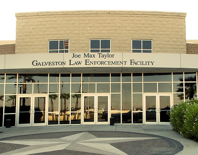 The Joe Max Taylor Galveston Law Enforcement Facility includes the main station of the Galveston County Sheriff's Office
