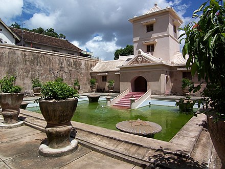 The bathing complex of Taman Sari.