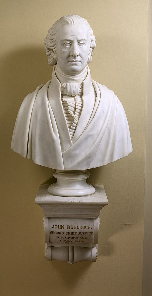 Bust of John Rutledge in the United States Supreme Court