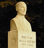 Bustul lui Jules Cottet