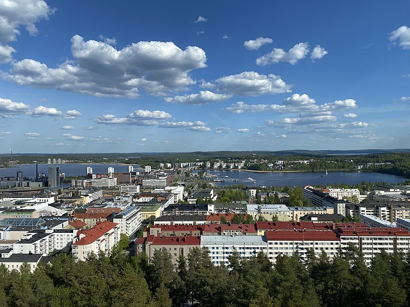 File:Jyväskylä summer view from Harju.jpg