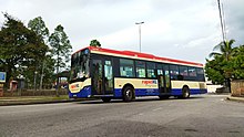 King Long XMQ6121G on BET17 service at Greenwood terminal. King Long XMQ6121G on BET 17 service.jpg