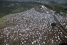 Refugee camp in the Democratic Republic of Congo, 2013 KitshangaWar-36 (8538205595).jpg