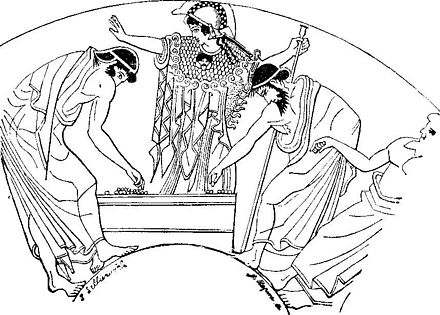 Cleromancy in ancient Greece. Chrysippus accepted divination as part of the causal chain of fate.