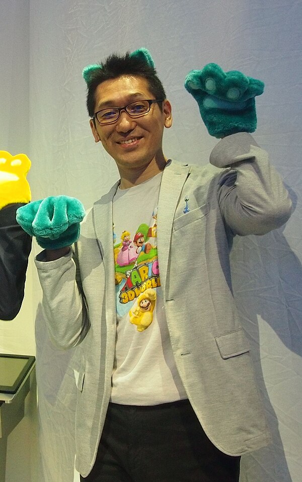 Director Koichi Hayashida promoting the game at E3 2013