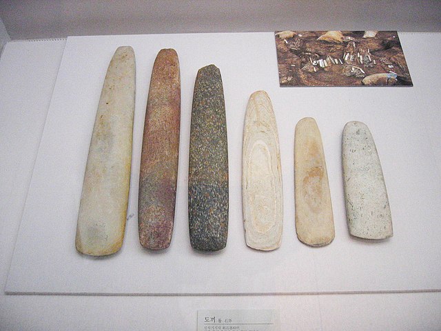 Korea Mesolithic age axes