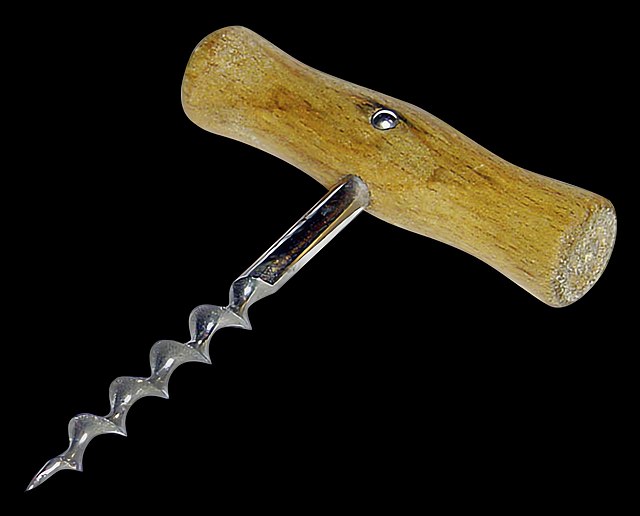 A basic corkscrew