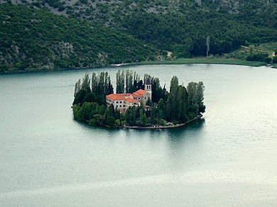 Visovac Monastery air view Krka01167.JPG