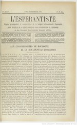Миниатюра для Файл:L’Espérantiste, année 8, numéro 8, août-septembre 1905.djvu
