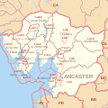 LA postcode area map
