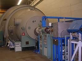 The XTU Tandem accelerator at Legnaro National Laboratories LNL-INFN Tandem XTU.jpg