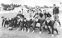 1907 LSU Tigers Football Team in Havana, Cuba for the 1907 Bacardi Bowl LSU-Bacardi Bowl 1907.jpg