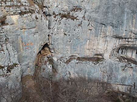 La grotte d'Orjobet aérien 1