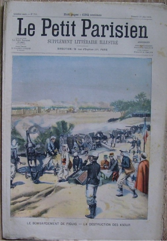 Le bombardement deFiguig. Le Petit Parisien, Juin 1903.