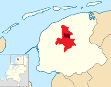 Leeuwarden locator map municipality NL 2018.png