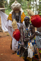 Les adeptes Vodouns au cours de la célébration de la fête de Vodoun à Ouidah au Bénin 12