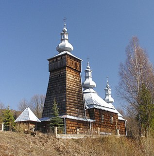 Leszczyny, Gorlice County Village in Lesser Poland, Poland