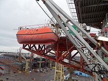 Lifeboat on oil rig Lifeboat on rig.jpg