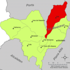 Расположение муниципалитета Кати на карте провинции