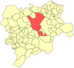 Location of Albacete regard to province of Albacete