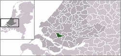 Kart over Spijkenisse