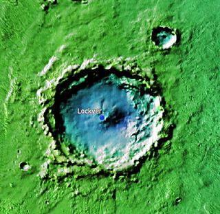 Lockyer (Martian crater) crater on Mars