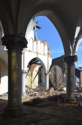 Demolition of the Church of the Holy Virgin in Lodelinsart