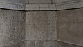 Inscription within one of the two London Bridge stone alcoves placed at Victoria Park