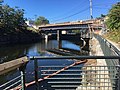 English: Looking up the Northern Canal to the Pawtucket Street bridge
