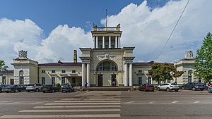 Luga I railway station asv2018-07.jpg