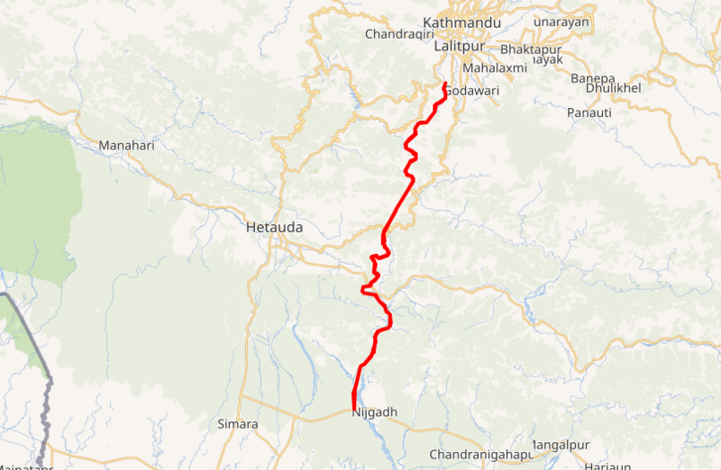 File:MAp Image for Kathmandu Terai expressway.png