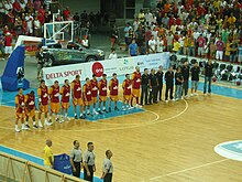 Macedonian National Basketball team, August 2010.JPG