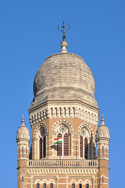 File:Main Tower of Municipal Corporation Building, Mumbai.jpg