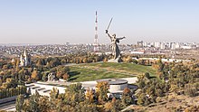 Mamayev Kurgan with The Motherland Calls statue