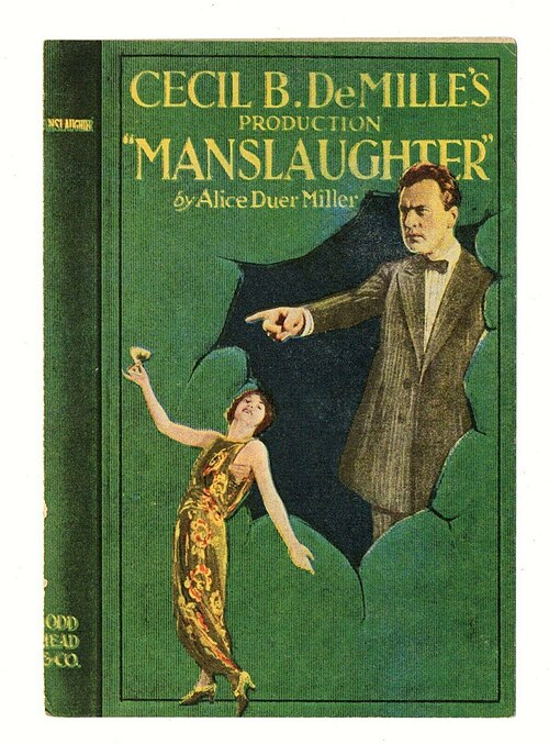 early edition of Alice Duer Miller's novel with images from DeMille's film on cover.