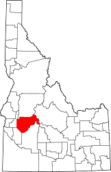 Contea di Boise – Mappa