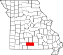 Map of Missouri highlighting Douglas County.svg