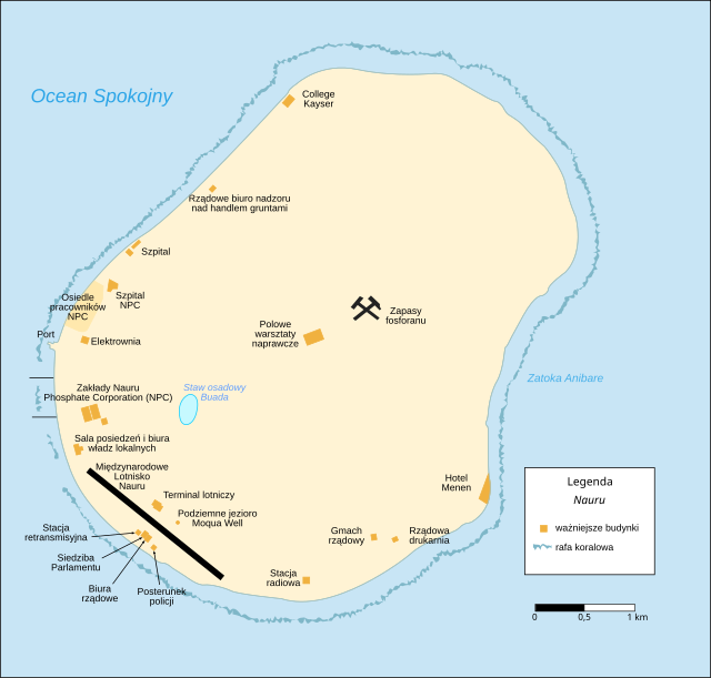 Mapa Nauru