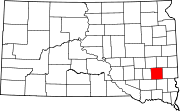 Map of South Dakota highlighting McCook County.svg