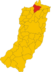 Guastalla - Mapa